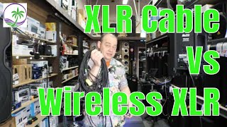 XLR Cable vs wireless XLR Cable How To Use Xvive U3 wireless adapter For LINE Output and Microphones [upl. by Yeniffit]