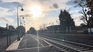 NJT 7014 cab car leads NJT 5444 into Dunellen [upl. by Michell]