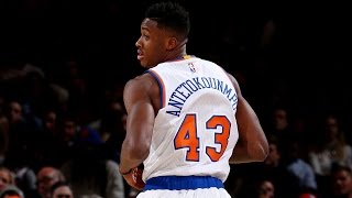 Thanasis Antetokounmpo Scores His First NBA Bucket at the Garden [upl. by Jacquette]