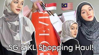 SG amp KL SHOPPING HAUL 🛍️  Kalap Belanja di Malaysia 🇲🇾 [upl. by Venable]