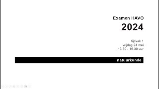 Natuurkunde bespreking Examen HAVO 2024 tijdvak 1 deel 2 [upl. by Nonahs]