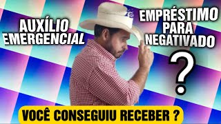 AUXÍLIO EMERGENCIAL  EMPRÉSTIMO PARA NEGATIVADO [upl. by Halian]