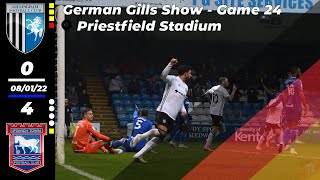 Gillingham vs Ipswich Town  German Gills Show  08012022  Highlights [upl. by Ahseik]