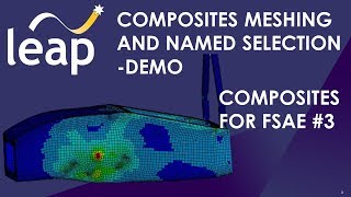 ANSYS Composites Meshing and Named Selections  Demo  Composites for FSAE 3 [upl. by Nuawed]