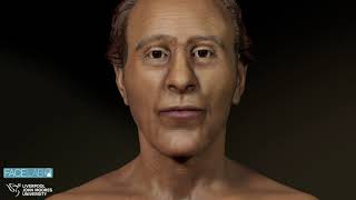 Facial depiction of Ramesses II 2022 [upl. by Eelahs]