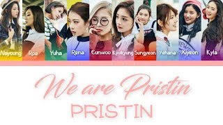 Pristin프리스틴  We Are Pristin Color Coded Lyrics HANROMENG [upl. by Annahavas720]