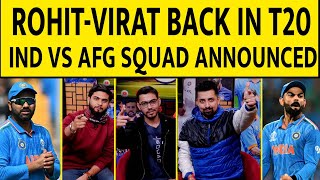 🔴ROHITVIRAT IN SQUAD ANNOUNCED FOR AFGHANISTAN T20 SERIESrohitsharma viratkohli [upl. by Dett]