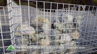 Gabion Basket Installation Guide [upl. by Nosyarg]