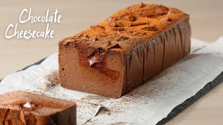 Chocolate Cheesecake Recipe  Baked Cheesecake  Easy Recipe [upl. by Ademordna625]