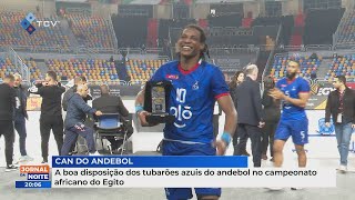 A boa disposição dos tubarões azuis do andebol no campeonato africano do Egito [upl. by Hilliary444]