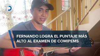 Joven de Ecatepec obtiene 127 aciertos en examen Comipems para ingreso a bachillerato [upl. by Ronalda439]