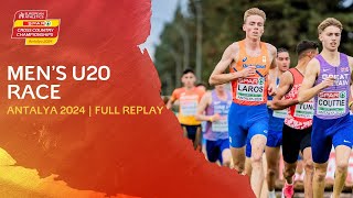 Laros goes through the gears 🔥 Mens U20 race replay  Antalya 2024 [upl. by Aillicsirp967]