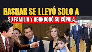 BASHAR AL ASSAD HUYÓ DE SIRIA CON SU FAMILIA Y ABANDONÓ A SU EQUIPO [upl. by Wulf295]