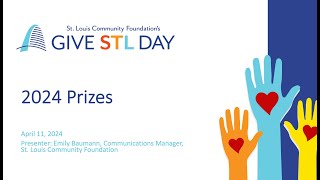 Give STL Day 2024 Prizes [upl. by Nosduj]