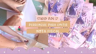 studio vlog 17🌻✨ Rotina de produção perrengue na emissão de nota fiscal e bate papo [upl. by Fogarty]