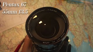 Pentax 67 55mm f35 Review [upl. by Eerb889]