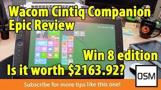 Wacom Cintiq Companion Review 2013 [upl. by Gavini]