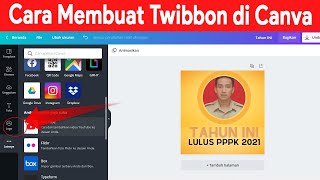 Cara Bikin atau Buat Twibbon di Canva [upl. by Files894]