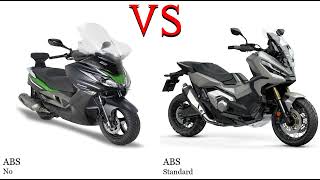 Kawasaki J300 vs Honda ADV 350 Test specification comparison [upl. by Sahc]