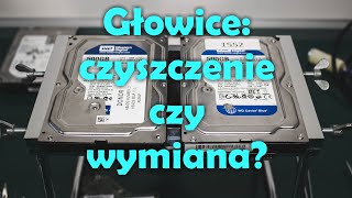 Odzyskiwanie danych z dysku twardego  wymiana głowic [upl. by Alaek880]