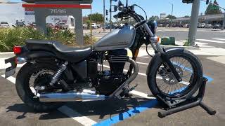 2018 Suzuki Boulevard S40  Walk Around  Start Up  Sound Clip [upl. by Monafo340]