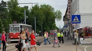 Tram Daugavpils Vienibas Nams 10062017 [upl. by Jeanie147]