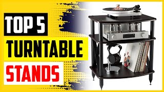 The 5 Best Turntable Stands In 2022 [upl. by Yedorb488]