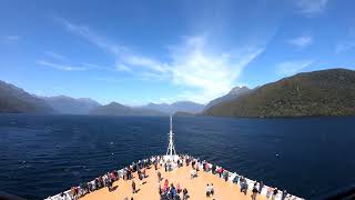 fiordland national park  new zealand  westerdam scenic bay cruising [upl. by Aschim]