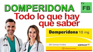 DOMPERIDONA Para qué Sirve Cómo se toma y todo lo que hay que saber ¡Medicamento Seguro👨‍🔬💊 [upl. by Nanice83]