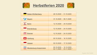 Herbstferien 2020 [upl. by Condon]