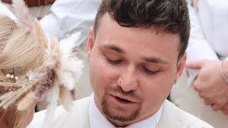 When love builds a family–Watch this stepdad’s heartfelt vows to his stepdaughter ❤️ vowstoremember [upl. by Scevor]