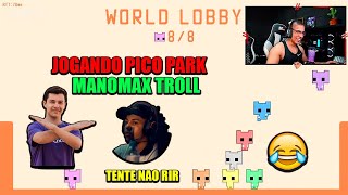 HUDSON AMORIM JOGANDO PICO PARK COM MANOMAX E TWO9  MANOMAX NOVO TROLL  TENTE NAO RIR [upl. by Moser353]