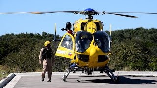 Helicopter Take Off StarFlight N373TC Travis County EMS Fire Rescue [upl. by Kerrin]