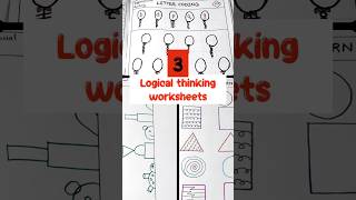 3 logical thinking and visual discrimination homemade worksheets for kindergarten worksheetsforkids [upl. by Brenk]