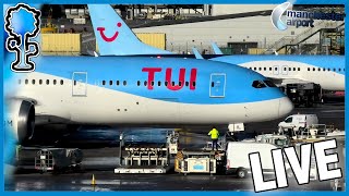 🔵LIVE MONDAY SHOW Planespotting at Manchester Airport GROUND OPS amp DEICEING ACTION [upl. by Darla]