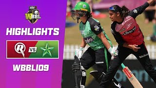 Melbourne Renegades v Melbourne Stars  WBBL09 [upl. by Agle]