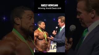 Winner Roelly Winklaar 2018 Arnold Classic shorts arnoldclassic motivation fitness [upl. by Corsetti]