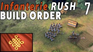 China Zhugenu Rammbock Rush  Age of Empires 4 Build Order [upl. by Nivrad]