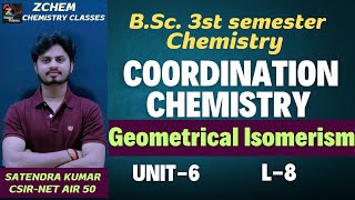 L8 Geometrical Isomerism in Coordination chemistry  Stereoisomerism  Coordination chemistry bsc [upl. by Nogaem709]