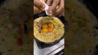 अनोखी China वाली Chinese Half Fry Omelette😱 shorts food shortsviral trending [upl. by Navis376]