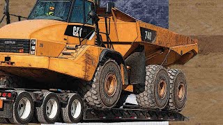 How to Secure Heavy Equipment Heavy Machinery Training for Lowboy Trailers [upl. by Ellynad]