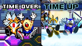 Evolution of Sonics Time Up Screen [upl. by Leonhard]