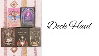 Tarot and Oracle Deck Haul [upl. by Kristyn]