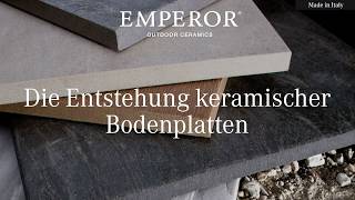 Die Produktion von Terrassenplatten  EMPEROR Outdoor Ceramics Keramikplatten für Terrassen [upl. by End]