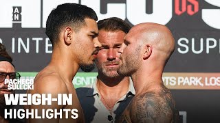 WeighIn Highlights  Diego Pacheco vs Maciej Sulecki [upl. by Irehs472]