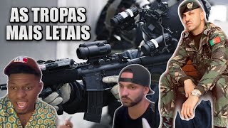 Militar Português Reage A “3 Forças mais LETAIS do Brasil” 🥶🇵🇹🇧🇷 [upl. by Ekralc]