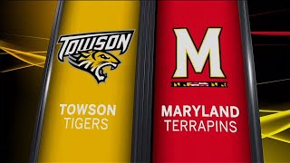 Towson at Maryland  Football Highlights [upl. by Amrak690]