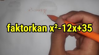 Faktorkan x212x35  Pemfaktoran kelas 9 SMP [upl. by Sabec506]