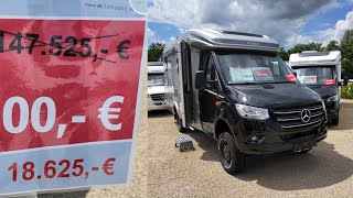 18625€ 🔴 Mercedes Wohnmobil Neuwagen Preise fallen immer mehr 2025 Hymer MLT 570 4x4 [upl. by Shannen]