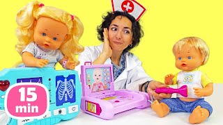 Facciamo il controllo medico alle bambole Nenuco I migliori giochi del dottore per bambini [upl. by Yekim147]